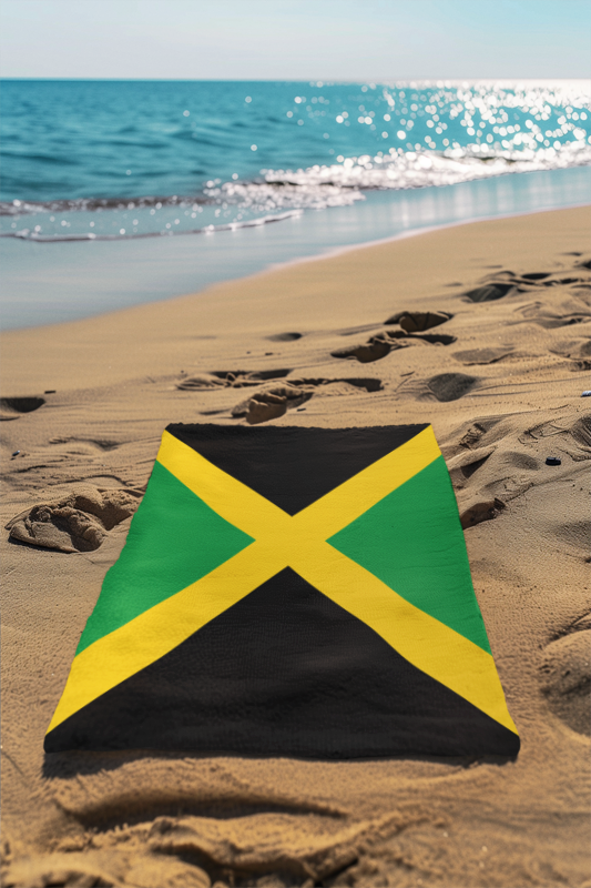 Jamaica Flag Beach Towel