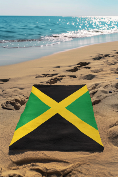 Jamaica Flag Beach Towel