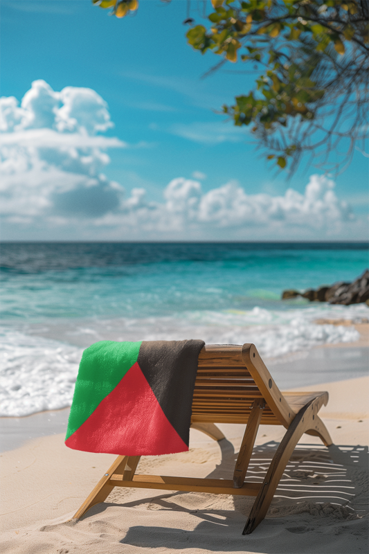 Martinique Flag Beach Towel