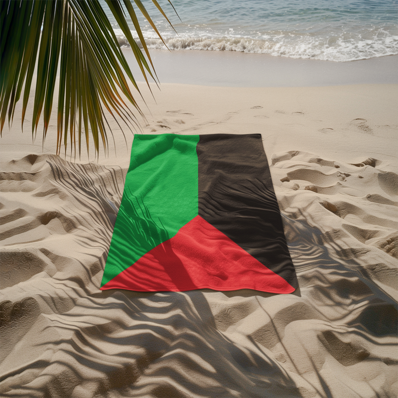 Martinique Flag Beach Towel
