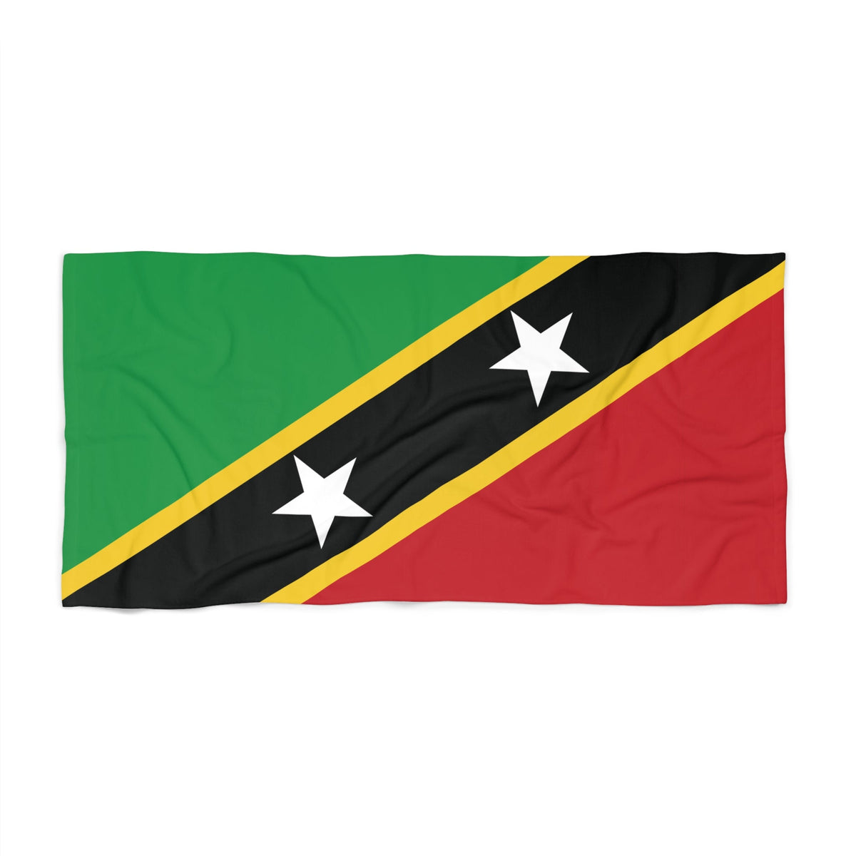 St. Kitts and Nevis Flag Beach Towel