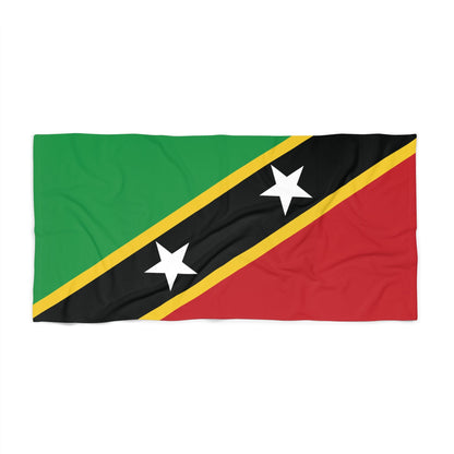 St. Kitts and Nevis Flag Beach Towel