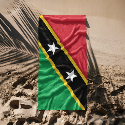 St. Kitts and Nevis Flag Beach Towel
