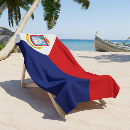 St Maarten Flag Beach Towel
