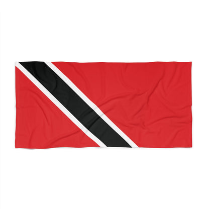 Trinidad and Tobago Flag Beach Towel