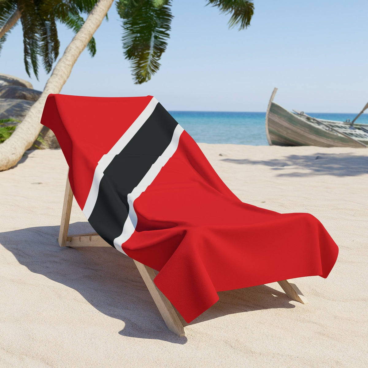 Trinidad and Tobago Flag Beach Towel