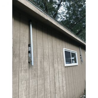 Garage Storage Rack Set - Standart 36" Horizontal Bar-With Kayak Blocks