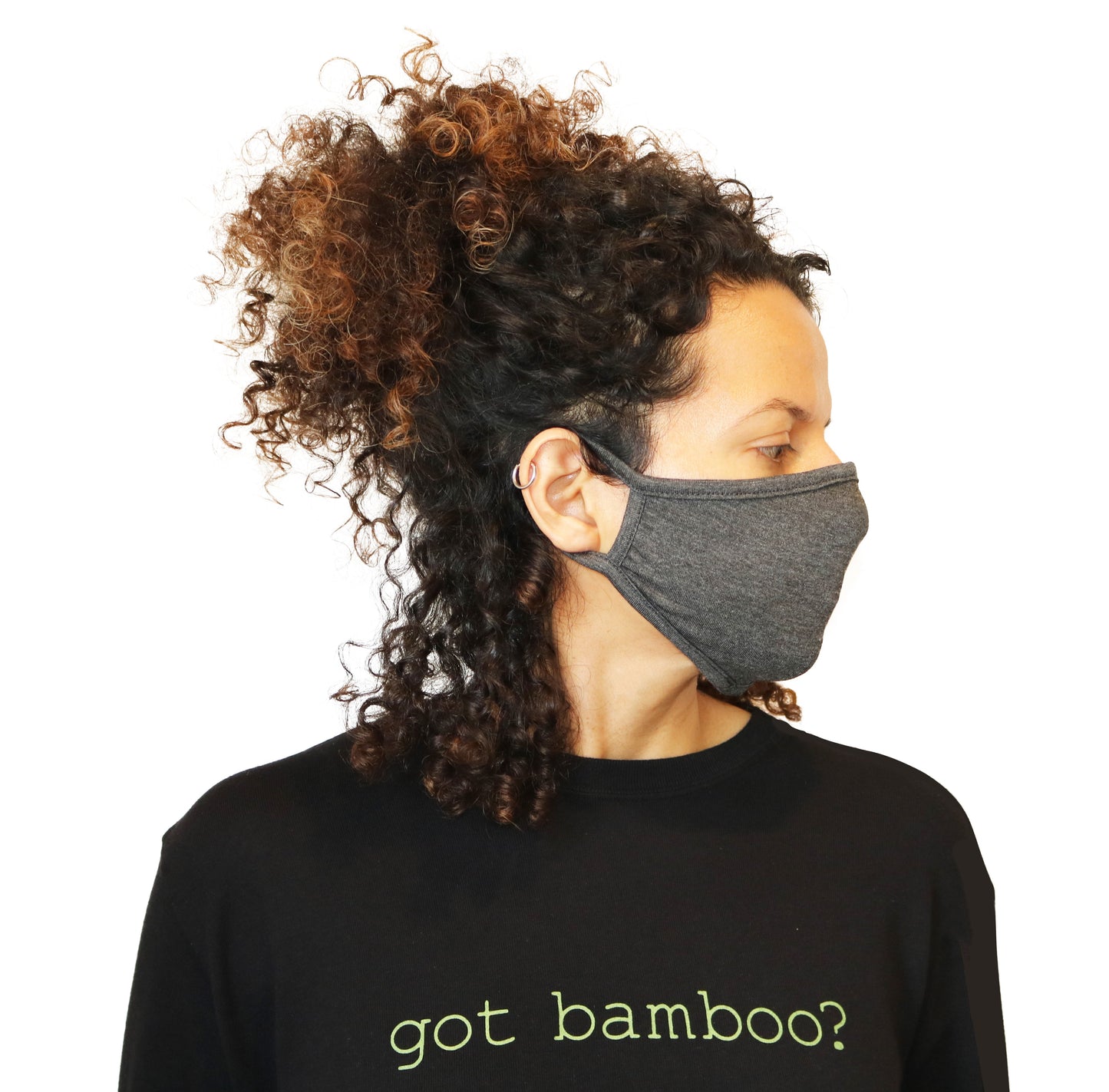 Spun Bamboo Breathable Face Mask - Natural, Silky Soft, Ultra Comfortable