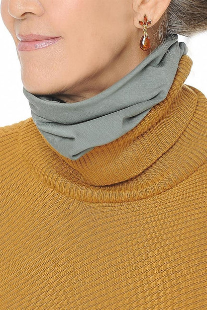 Spun Bamboo Multifunctional Bandana - Natural, Silky Soft, Ultra Comfortable