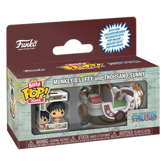Funko Bitty Pop! Rides One Piece - Luffy with Thousand Sunny Vinyl Figure