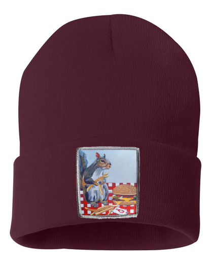 Squirrel Burger Beanie