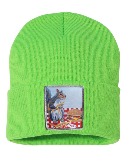 Squirrel Burger Beanie