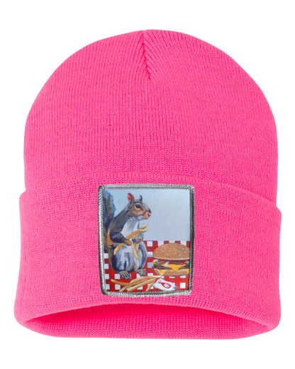 Squirrel Burger Beanie