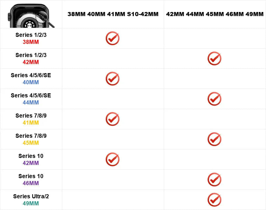 Stainless Steel Strap For Apple Watch Band Series 11/10/9/8/7/6/5/4/ SE / Ultra 1/2/3