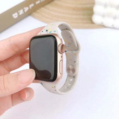 Slim Silicon Apple Watch Band-Strap