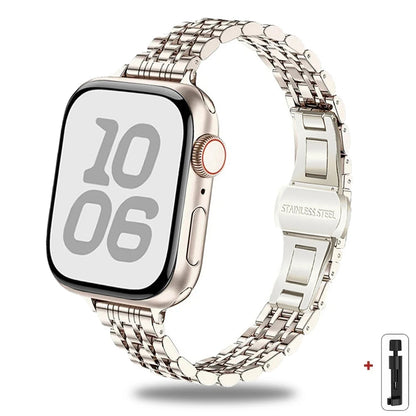 Stainless Steel Strap For Apple Watch Band Series 11/10/9/8/7/6/5/4/ SE / Ultra 1/2/3