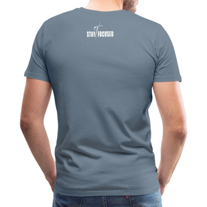 Men's Lightweight Moisture-Wicking Stay Focused Motivational T-Shirt