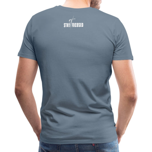 Men's Lightweight Moisture-Wicking Stay Focused Motivational T-Shirt