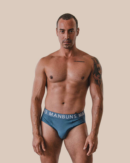Men's Classic Steel Blue Brief Underwear