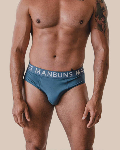 Men's Classic Steel Blue Brief Underwear