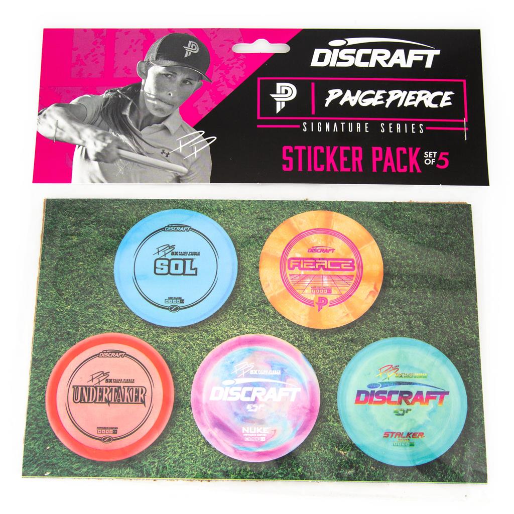 Paige Pierce Sticker Pack - One Sheet of 5 Stickers