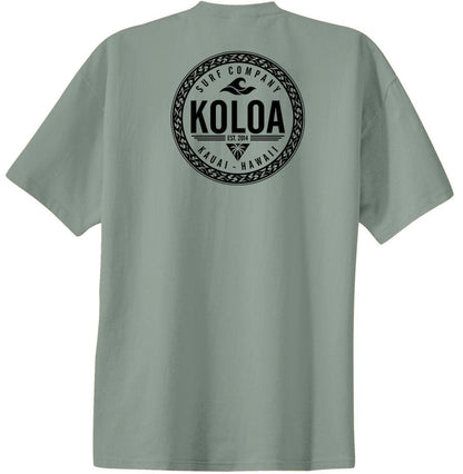 Koloa Wave and Palm Tree Heavyweight T-Shirt