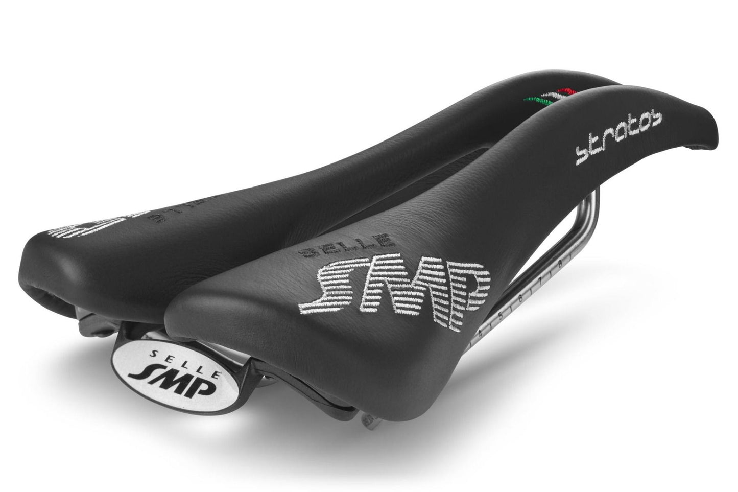 Selle SMP Stratos Saddle with Steel Rails (Black)