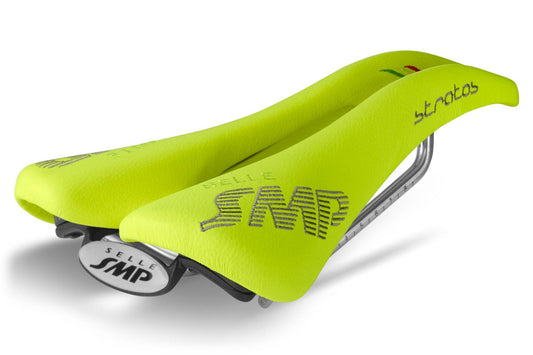 Selle SMP Glider Saddle with Steel Rails (Fluro Yellow)