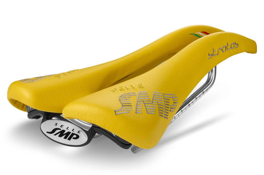 Selle SMP Stratos Saddle with Steel Rails (Yellow)