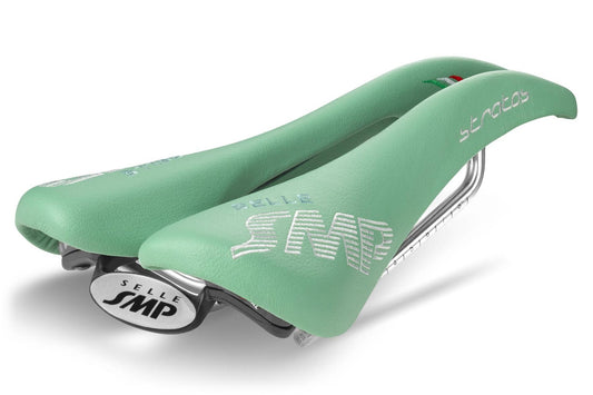 Selle SMP Stratos Saddle with Steel Rails (Celeste)