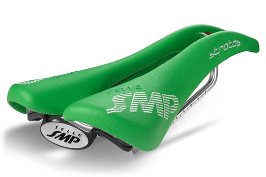 Selle SMP Stratos Saddle with Steel Rails (Green)