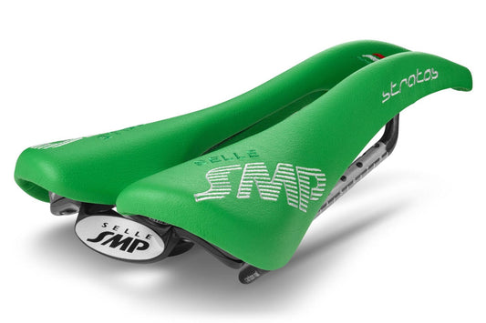 Selle SMP Stratos Saddle with Carbon Rails (Green)
