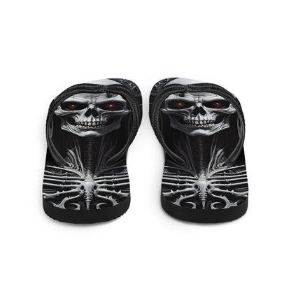 Metal Vampire Corpse 4 Gothic Flip Flops