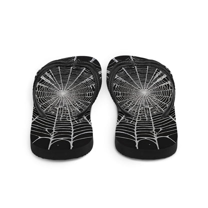 Spider Web Flip Flops