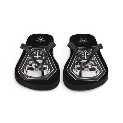 Grave Digs Coffin Gothic Flip Flops