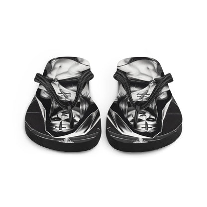 Sexy Evil Nun 2 Gothic Flip Flops