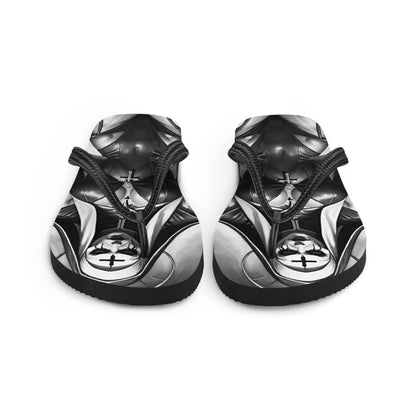 Sexy Evil Nun 3 Gothic Flip Flops