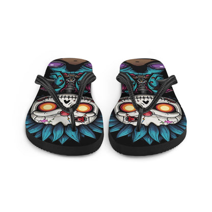 Voodoo Doll Punk Flip Flops