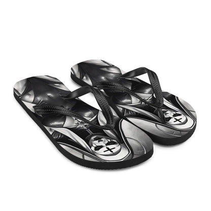 Sexy Evil Nun 3 Gothic Flip Flops