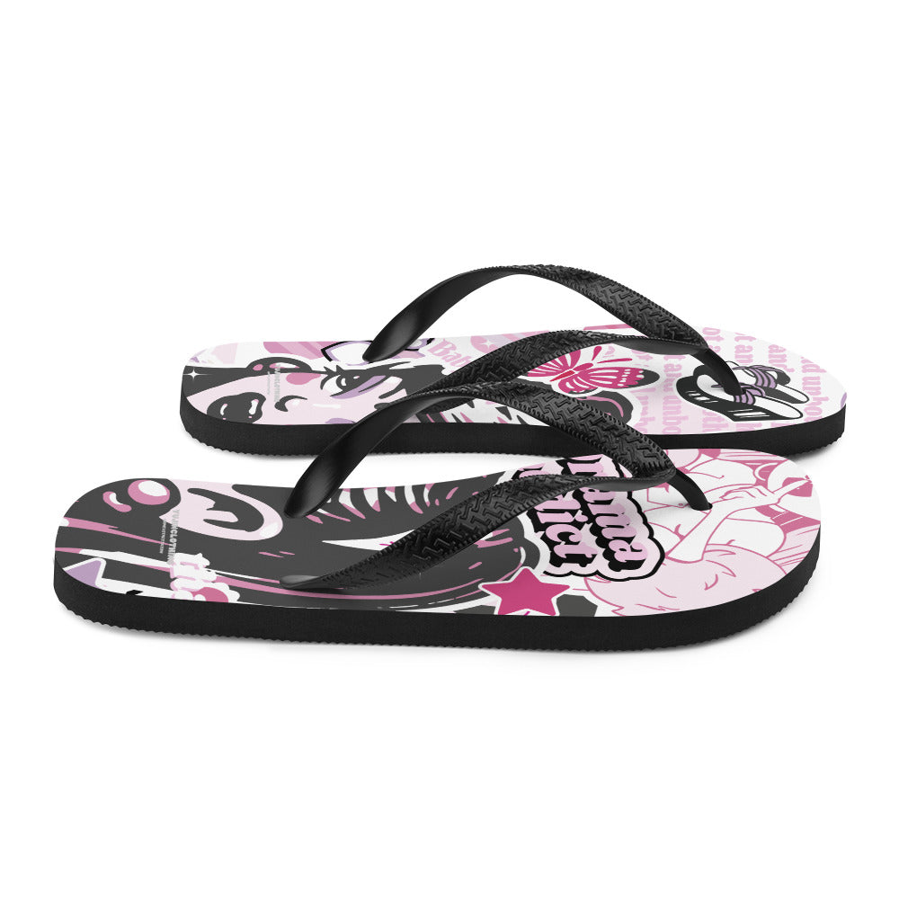 Drama Addict Flip-Flops