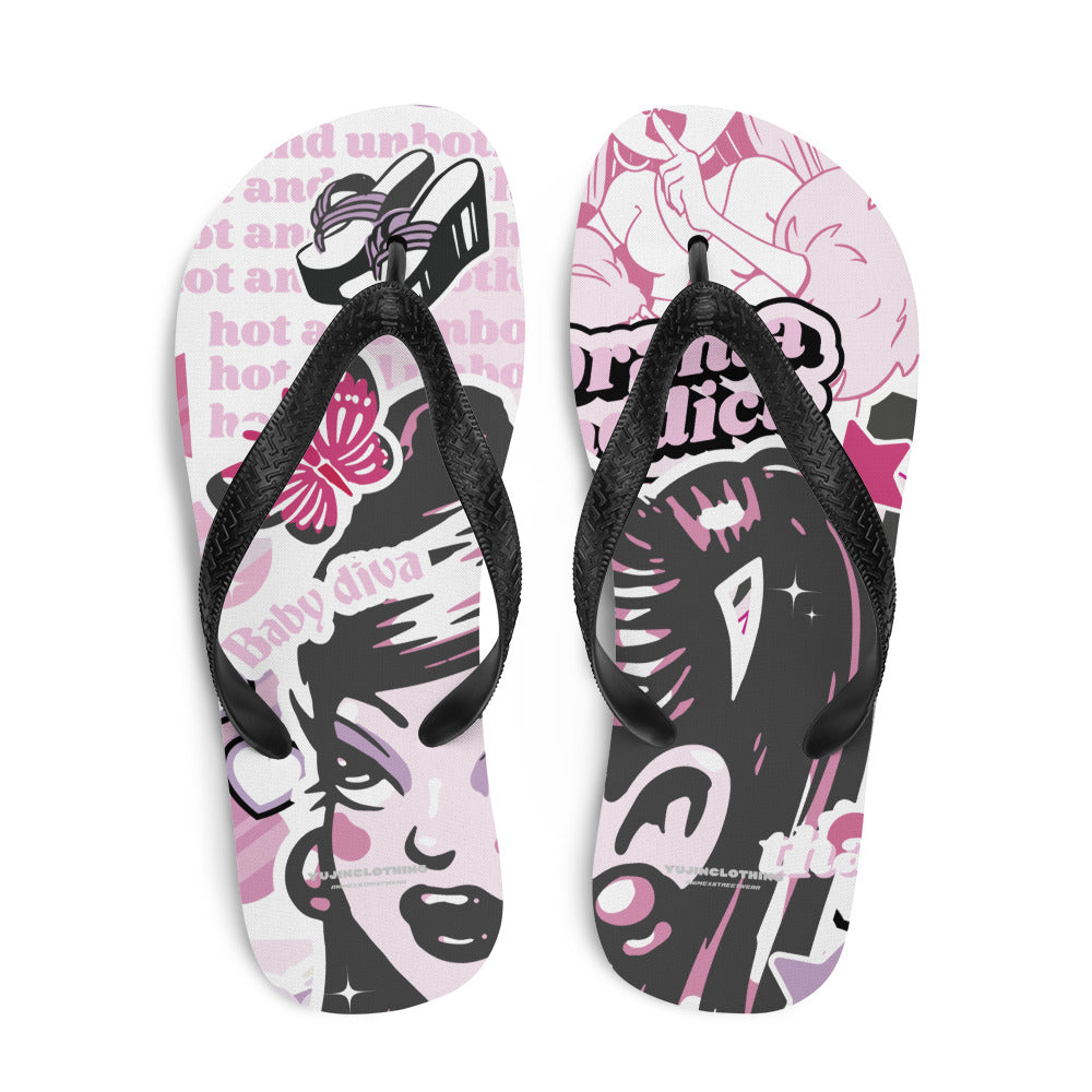 Drama Addict Flip-Flops
