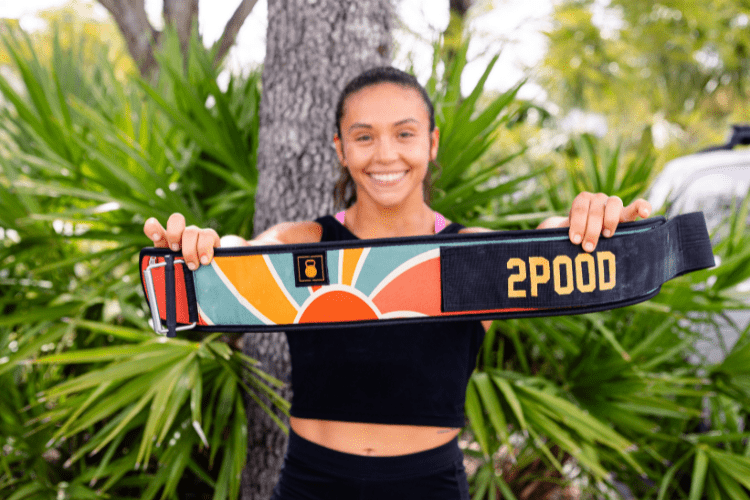 Sunshine by Fee Saghafi 4" Weightlifting Belt