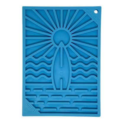 Surf's Up eMat - Small Lickmat for Dogs and Cats | Beach-Themed Design | SodaPup