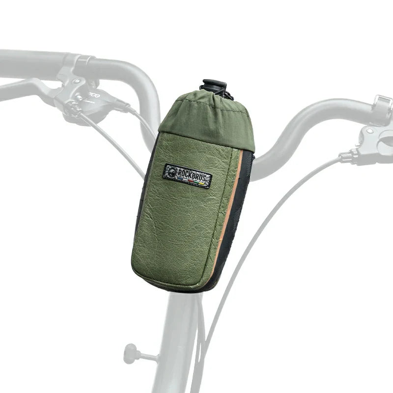Sustainable Eco-Friendly  Recycled Tire Bike Water Bottle Bags 0.8L ROAD TO SKY