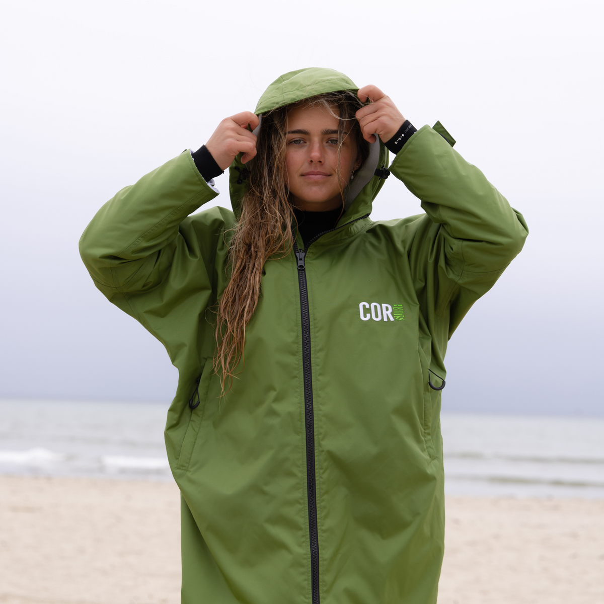 Waterproof Swim Parka (COR Green)