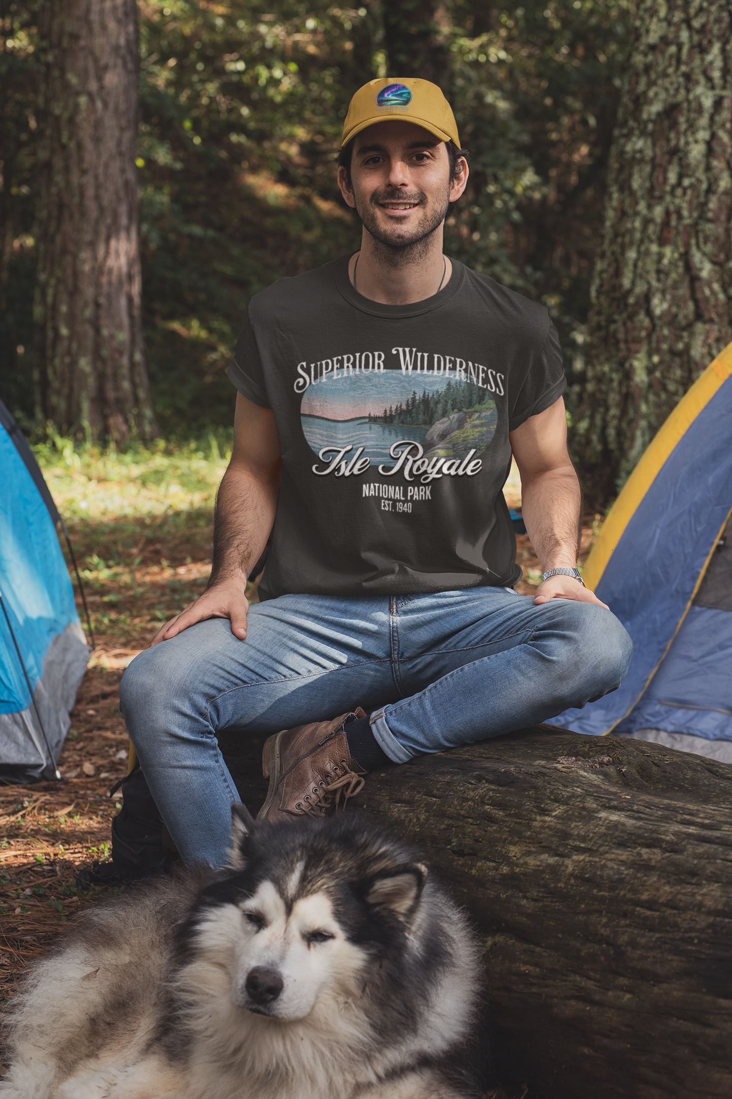 Isle Royale National Park Unisex Fit Soft T-Shirt Superior Wilderness