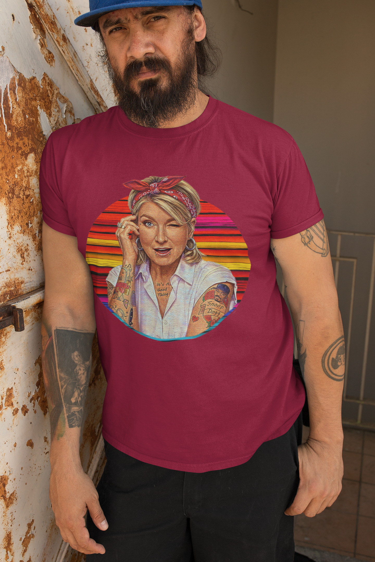 Metal Martha Stewart Graphic Tee