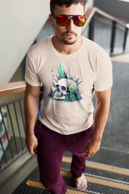 Neon Skull Graphic Tee