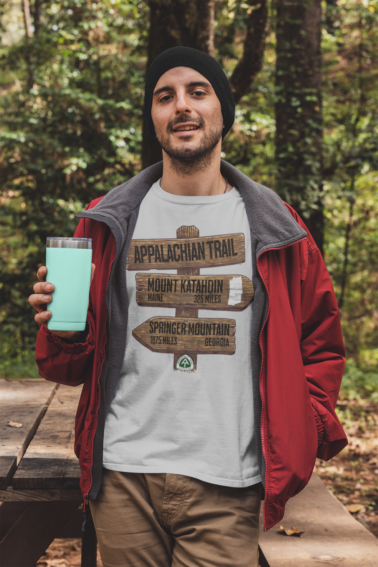 Appalachian Trail White Blaze Unisex Fit Soft T-Shirt Katahdin Springer 2200 Miles