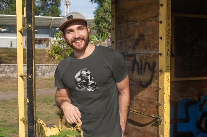 Edgy Snake Skull Graphic Tee